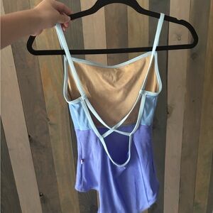 Yumkio Blue and Purple Women's Camisole Leo